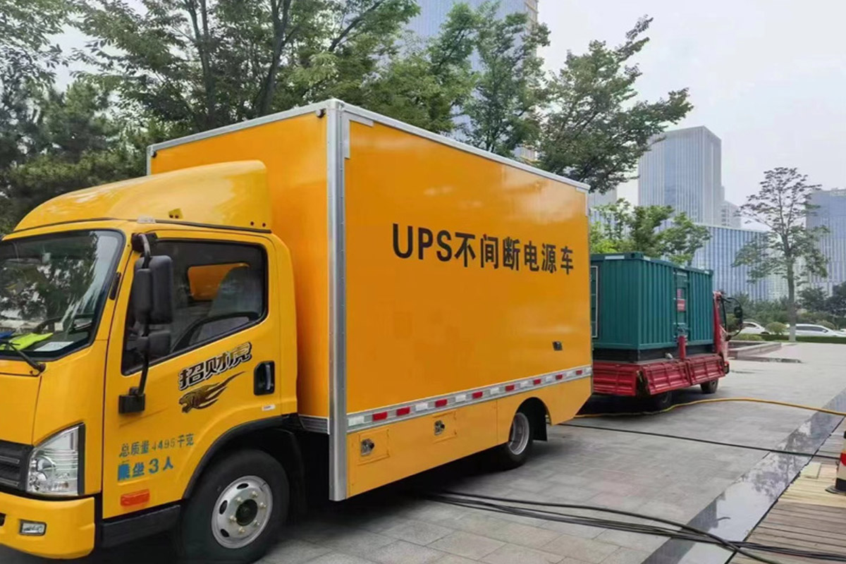 兴隆华侨农场发电机租赁施工现场