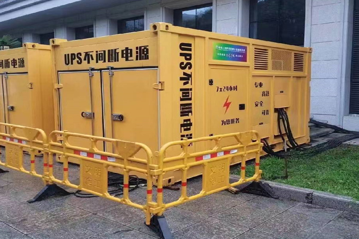 兴隆华侨农场发电机租赁施工现场
